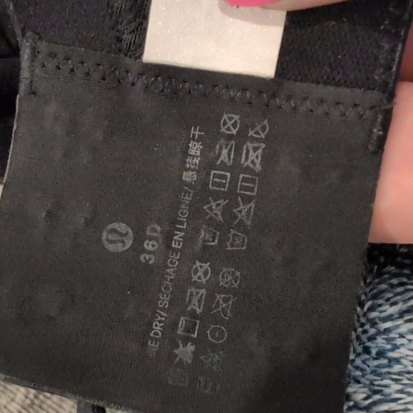 Run Times Bra High Support, B–G Cups Black - Picture 11 of 14